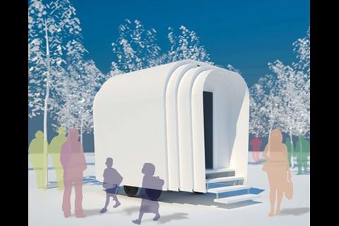 The Smallest Cinema in the World, seating just six people and designed by Hopkins Architects, will appear in Regent’s Park.